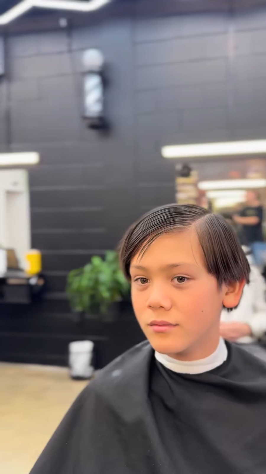 Client before the kids cut